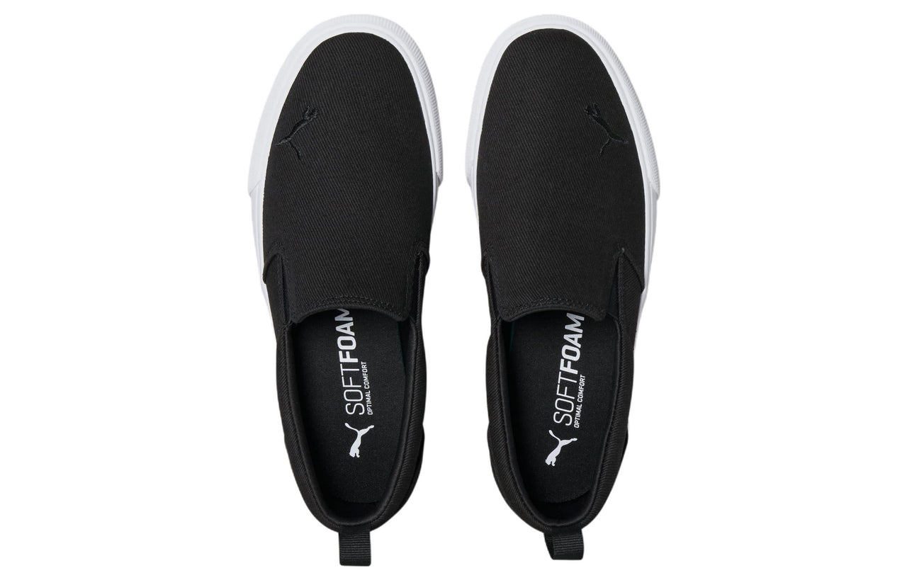 (WMNS) PUMA Bari Slip-On 'Black Team Gold' 384629-02