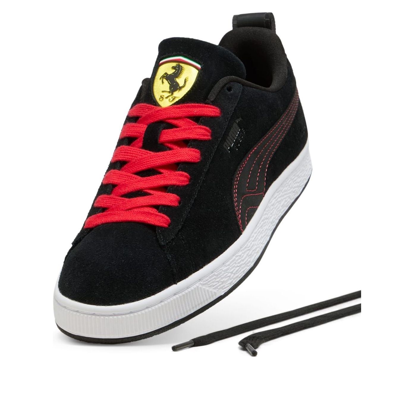 PUMA x Scuderia Ferrari Suede OG 'Black White' 309428-01