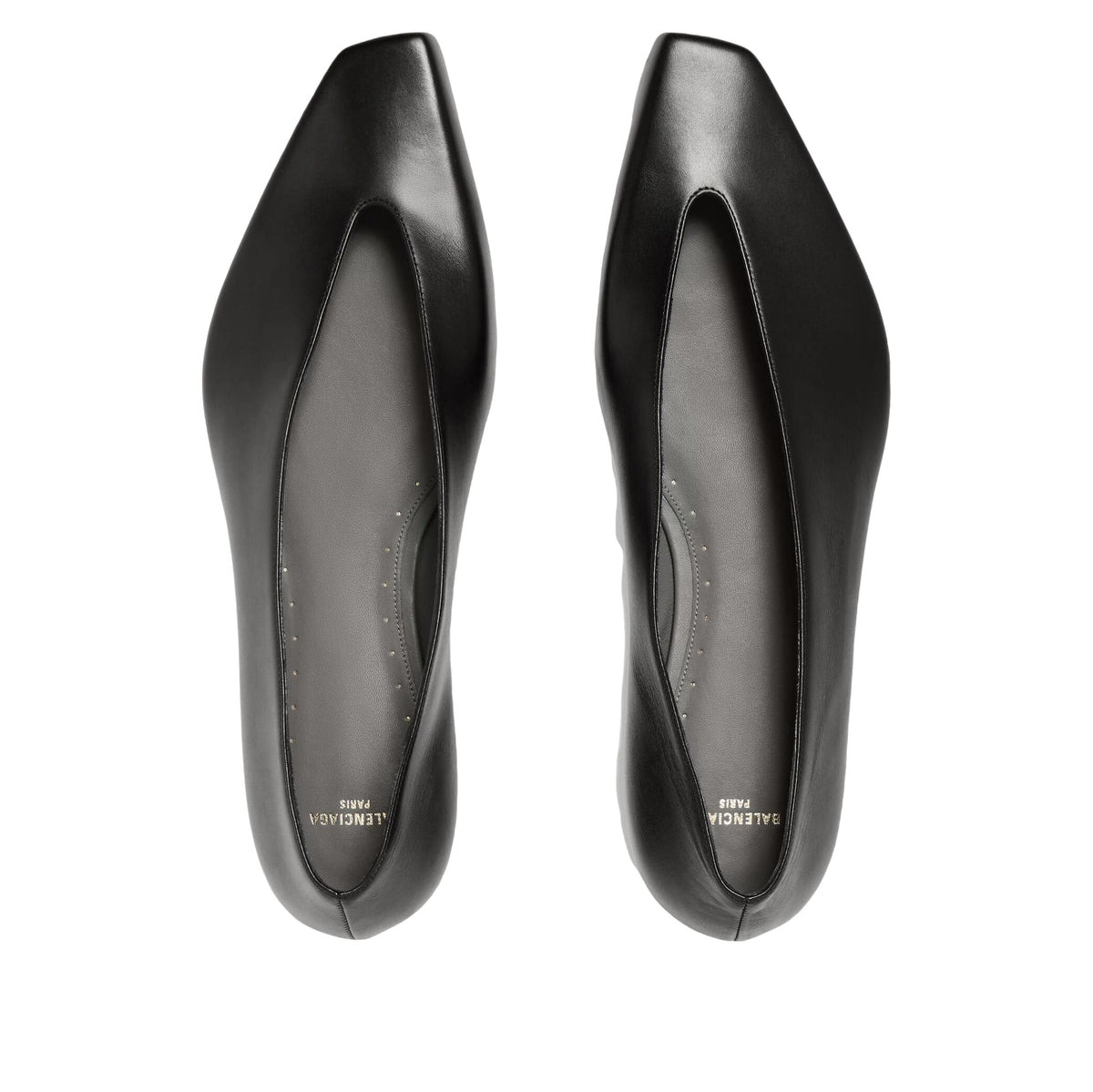 (WMNS) Balenciaga Duchesse Ballerina Flat 'Black' 869870WCEX01000