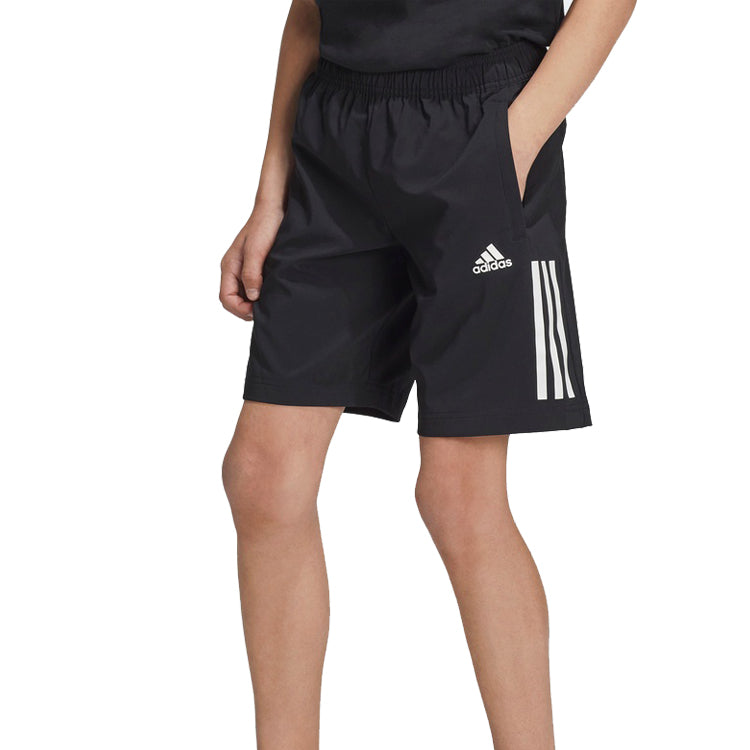 (GS) adidas Jb Tr 3S Wo Sh Big Boys Training Sports Shorts Black FK9499