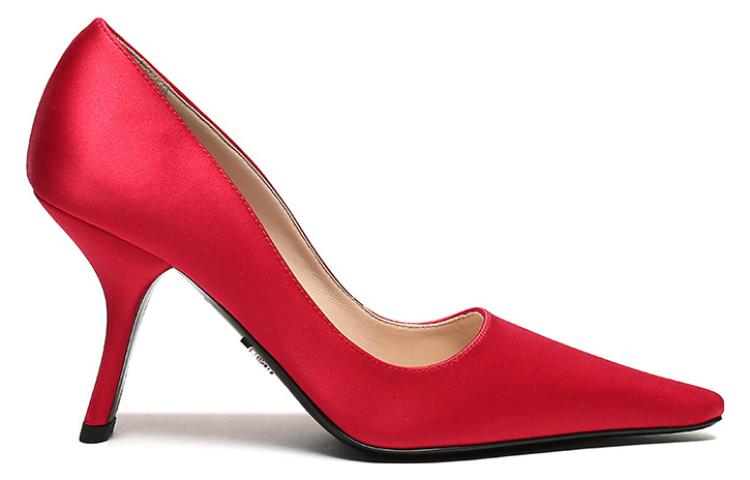 (WMNS) PRADA Satin Pumps 'Fiery Red' 1I718L_049_F068Z_F_090