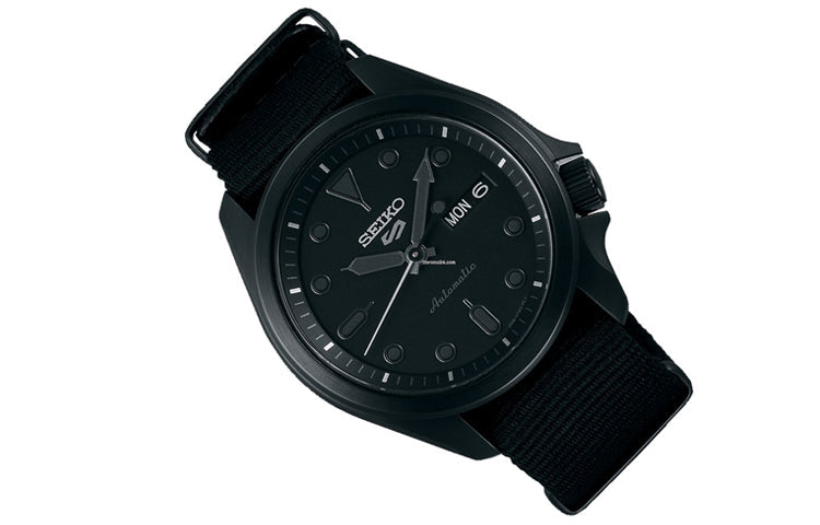 SEIKO No. 5 Series Automatic Mechanical waterproof Watch 'Black' SRPE69K1
