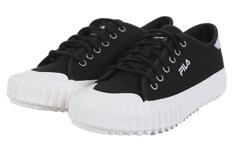 FILA Classic Kicks T Low Top Board Shoes Black/White 1XM01010_022