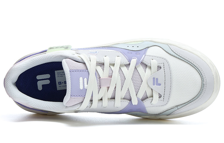 (WMNS) FILA FUSION Bank Skate Shoes 'White Purple' T12W322201FSN