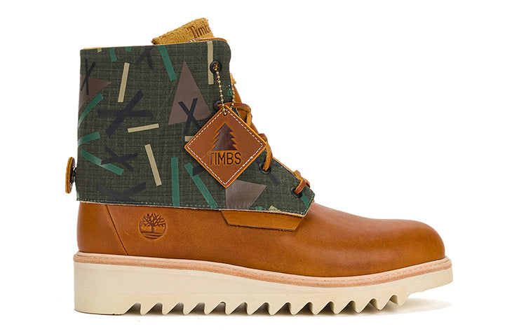 Timberland x Nina Chanel Abney Future 73 6 Inch Waterproof Boot 'Rust and Green' A69CK