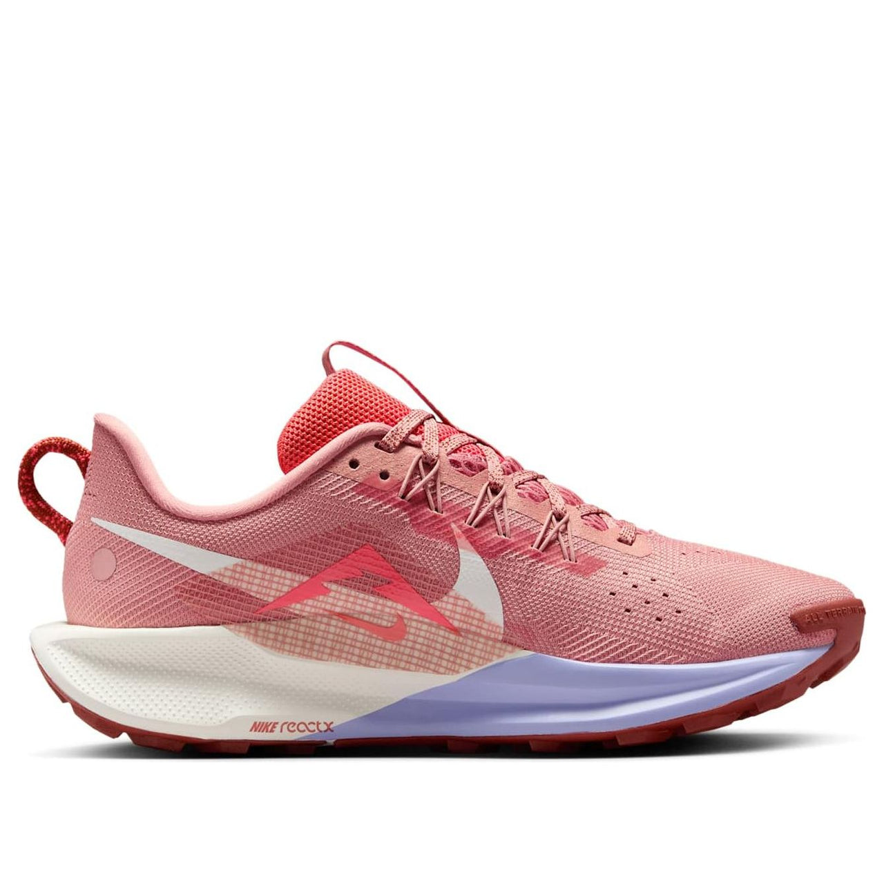 (WMNS) Nike React Pegasus Trail 5 'Red Stardust Sail Lilac Ice Mars Stone' DV3865-601