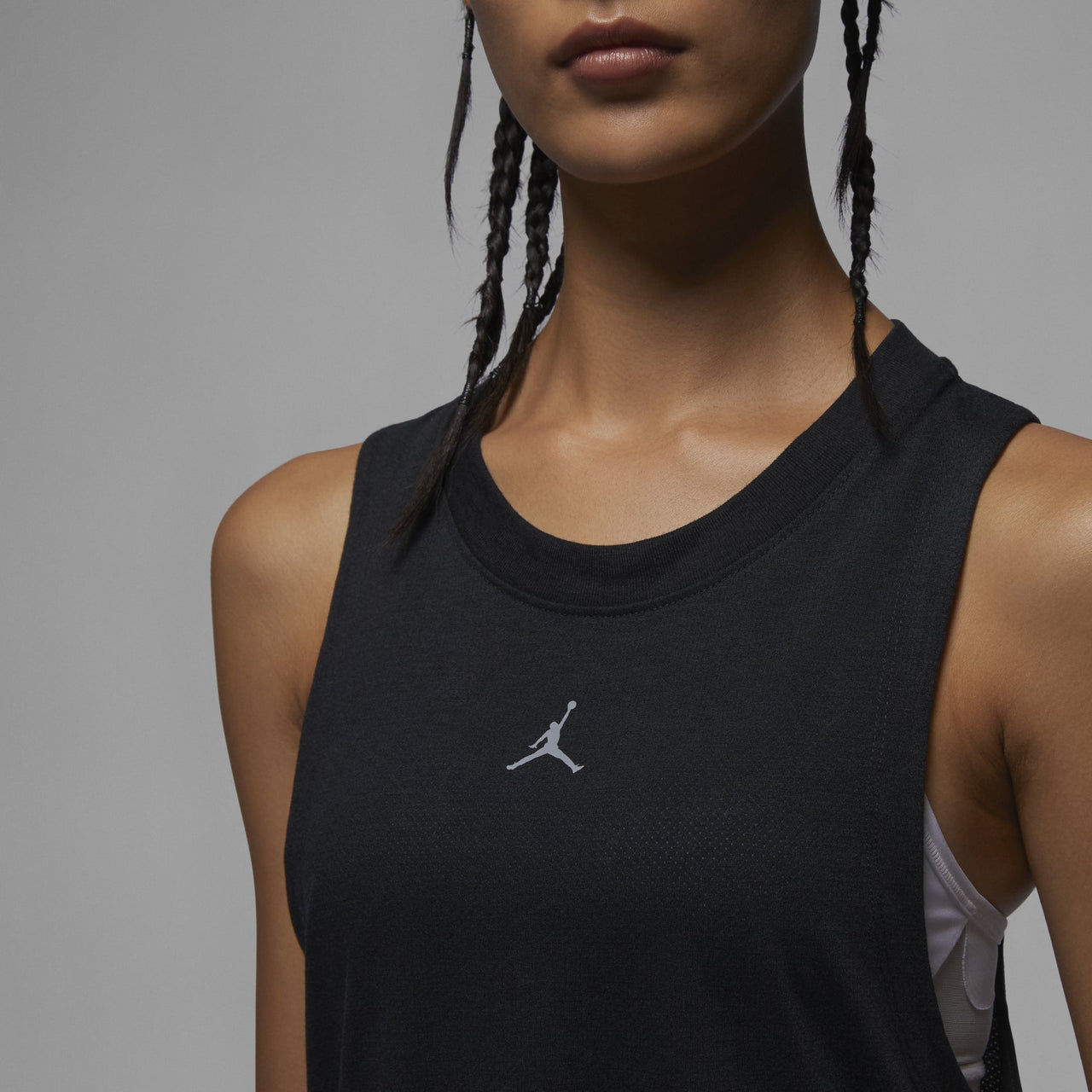 (WMNS) Air Jordan Sports Diamond Tank Top 'Black' FB4630-010