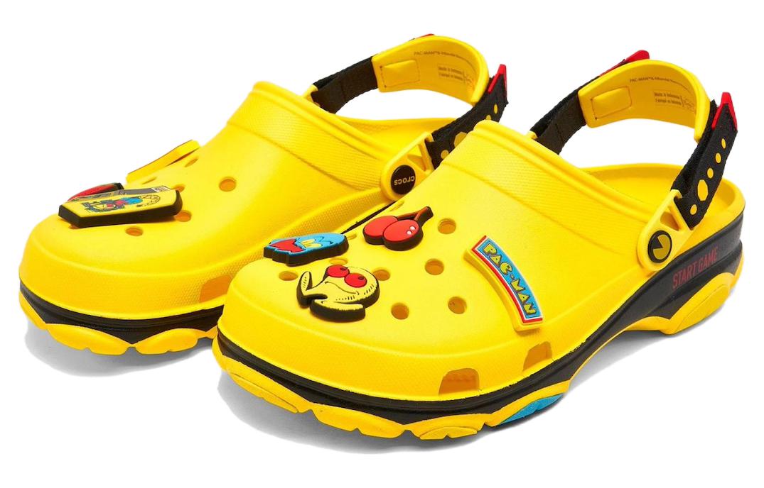 Crocs x Pac-Man Classic Clogs 'Yellow Black' 209322-761
