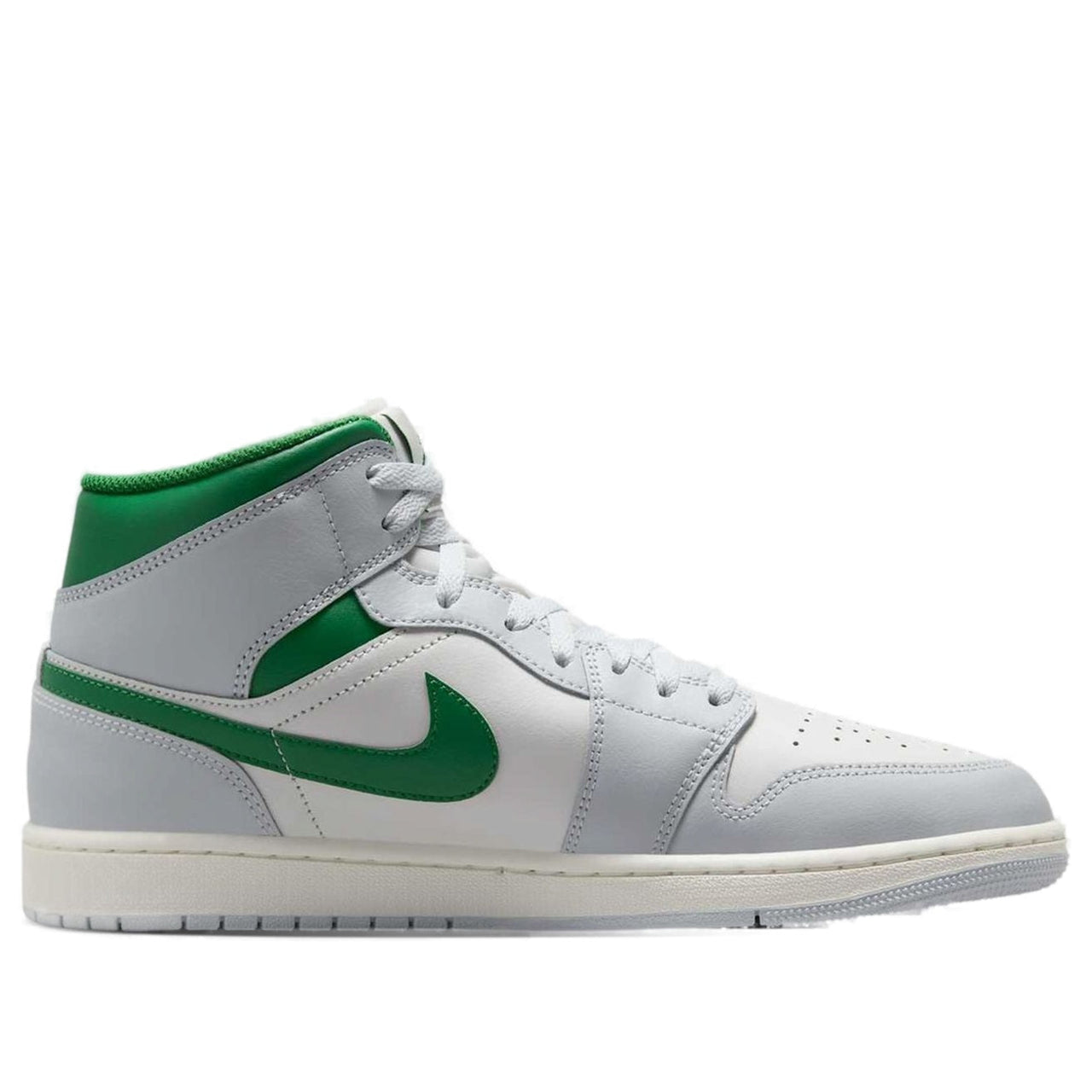 Air Jordan 1 Mid 'Summit White Lucky Green' DQ8426-142