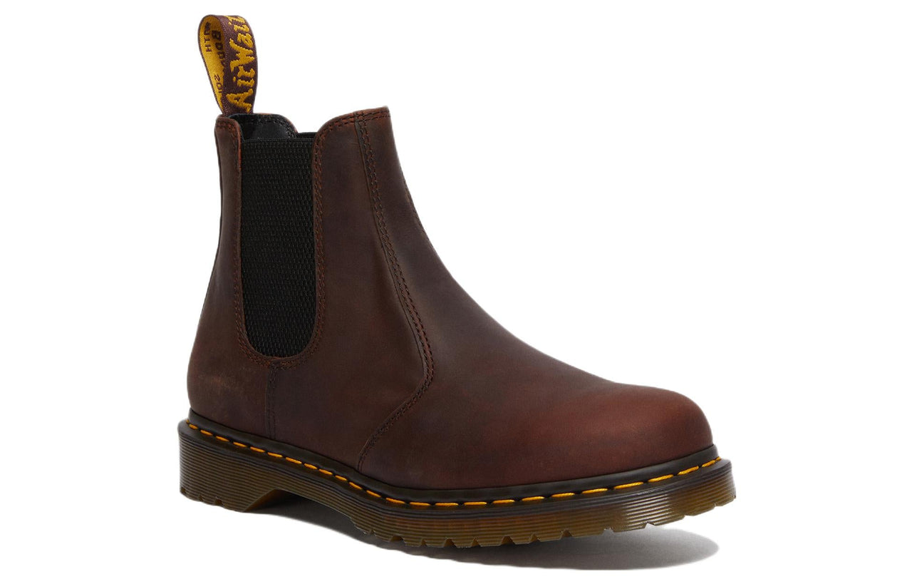 Dr. Martens 2976 Waxed Full Grain Leather Chelsea Boots 'Chestnut' 30676294
