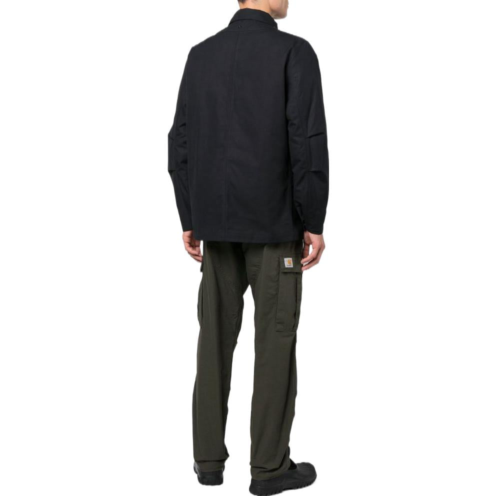 STONE ISLAND Detachable Hooded Down Jacket 'Black' 7715437F1-V0029