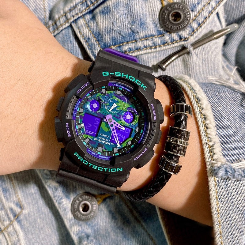 CASIO Baby-G 'Black & White' GA-100BL-1A&BA-110TM-7A