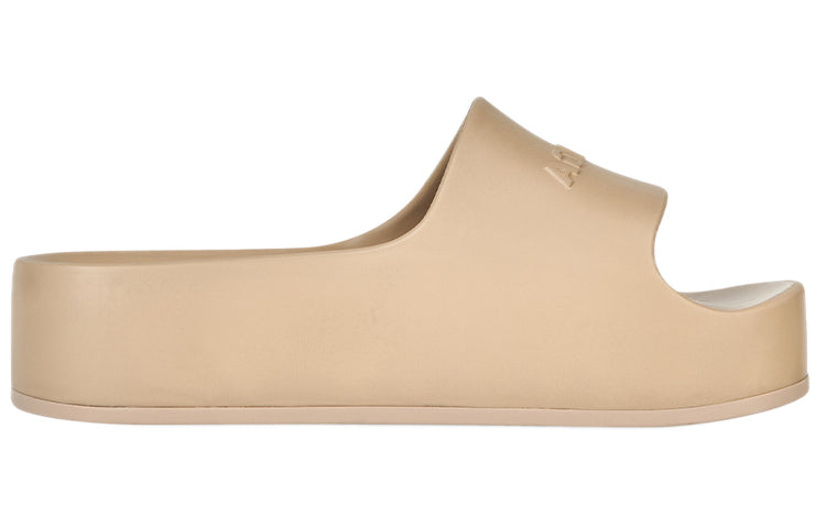 (WMNS) Balenciaga Chunky Slide Sandals 'Beige Rubber' 654315W1S899230