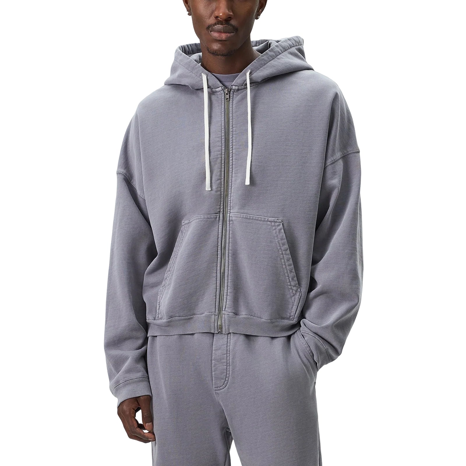 KITH 101 Soft Brushed Terry Braxton Zip Hoodie 'Influence' KHM034671-519