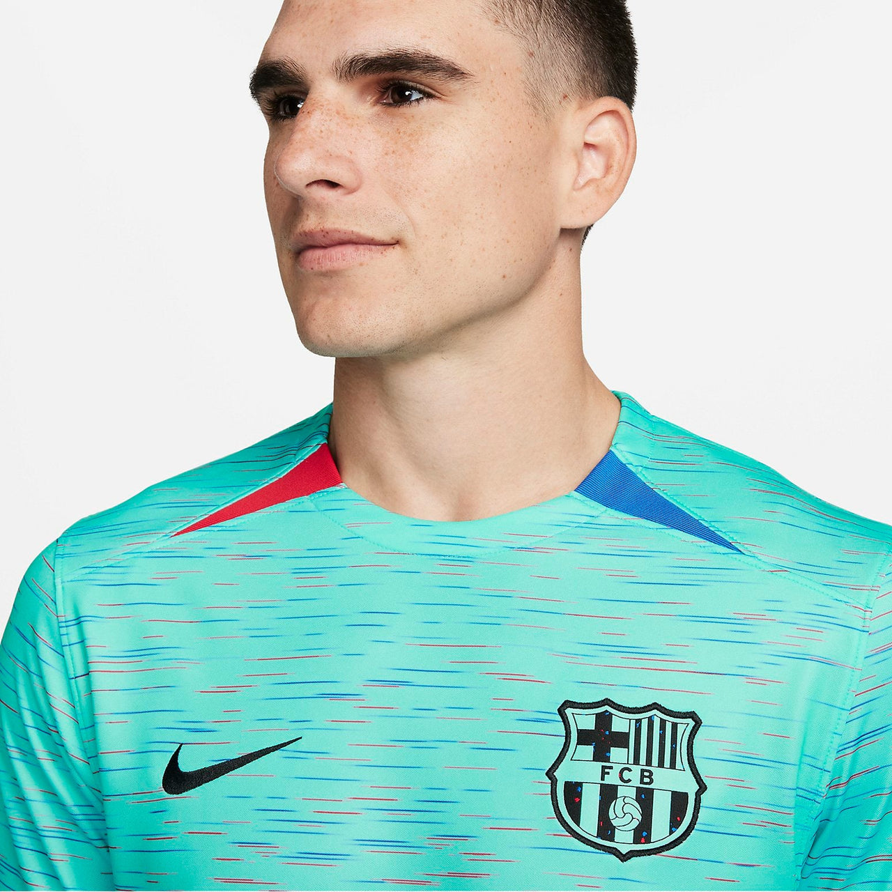 Nike Dri-FIT FC Barcelona 23-24 Stadium Third Soccer Jersey 'Lake Green' DX9820-487