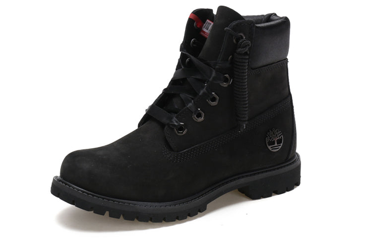 (WMNS) Timberland 6 Inch Premium Red tag Boots 'Black Nubuck' A1TJQ