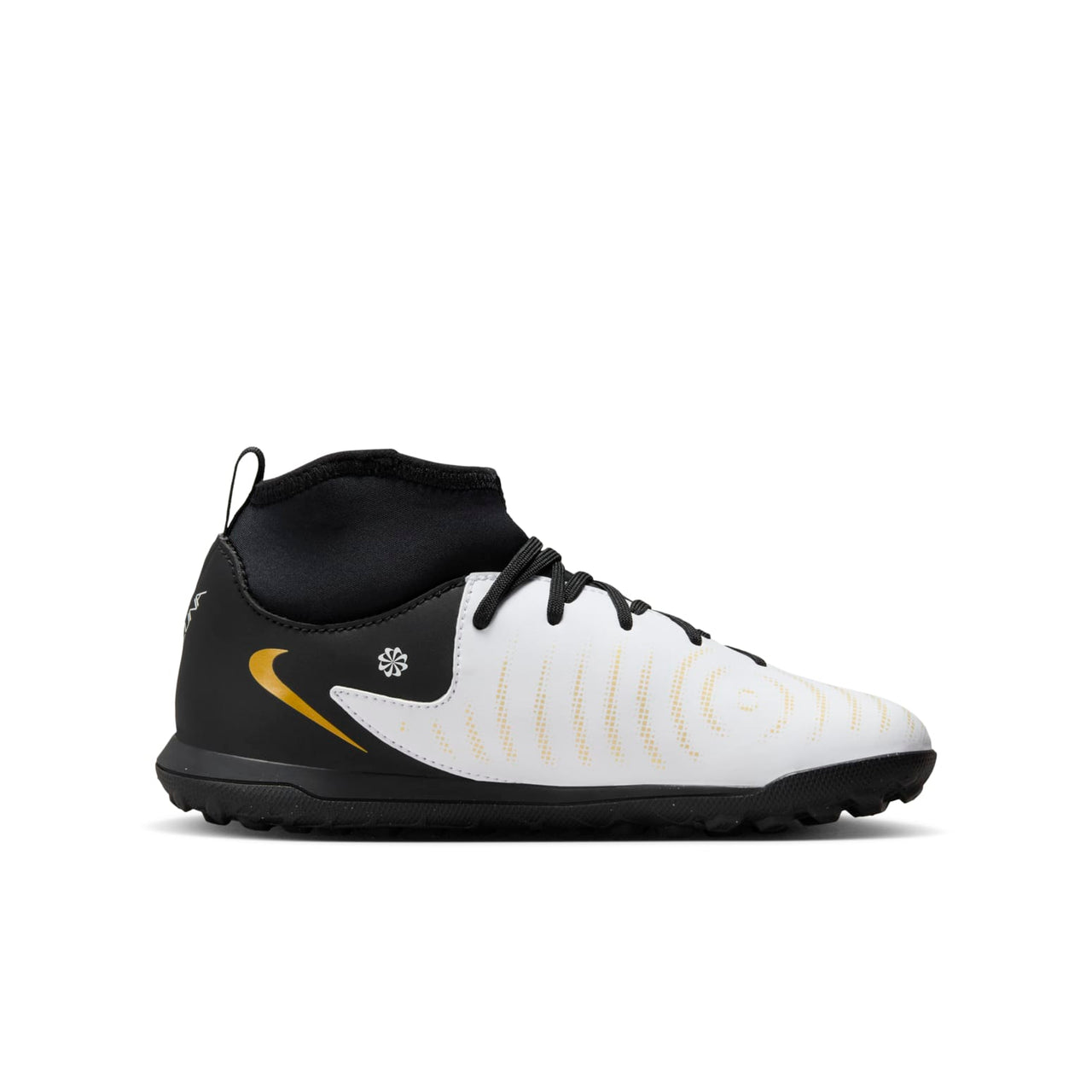 (GS) Nike Phantom Luna II Club TF 'White Black Metallic Gold' FJ2607-100