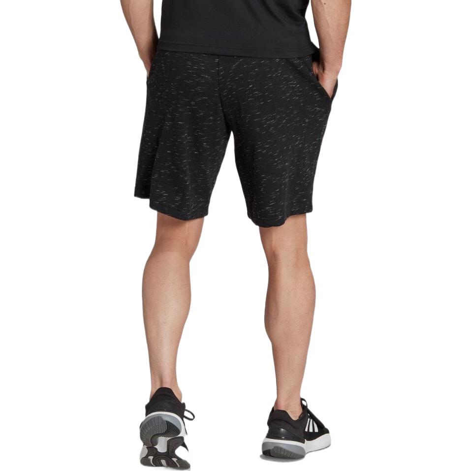 Men's adidas Spot Logo Printing Drawstring Lacing Sports Shorts Japanese Version Black HE1804