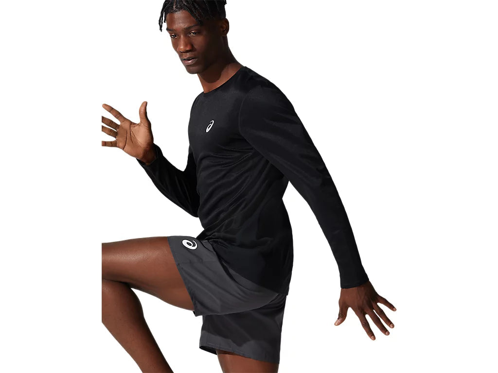 ASICS Silver Long Sleeve Top 'Performance Black' 2011C350-001