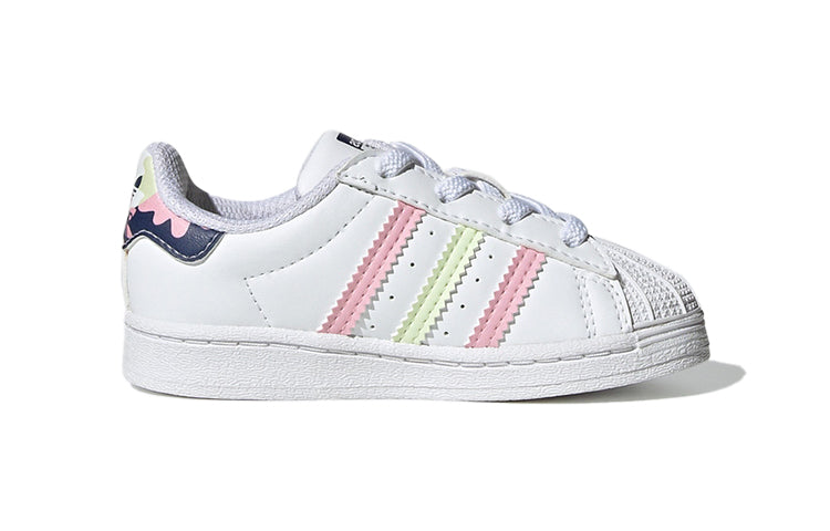 (TD) adidas originals Superstar 'White Lime Pink' GY3332