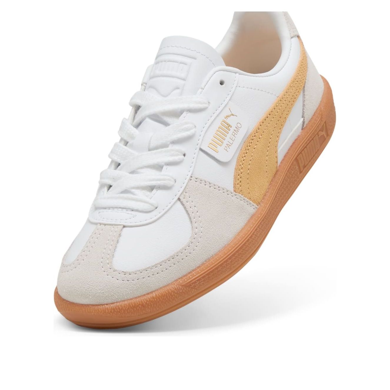 PUMA Palermo Leather 'PUMA White Almost Apricot' 396464-19