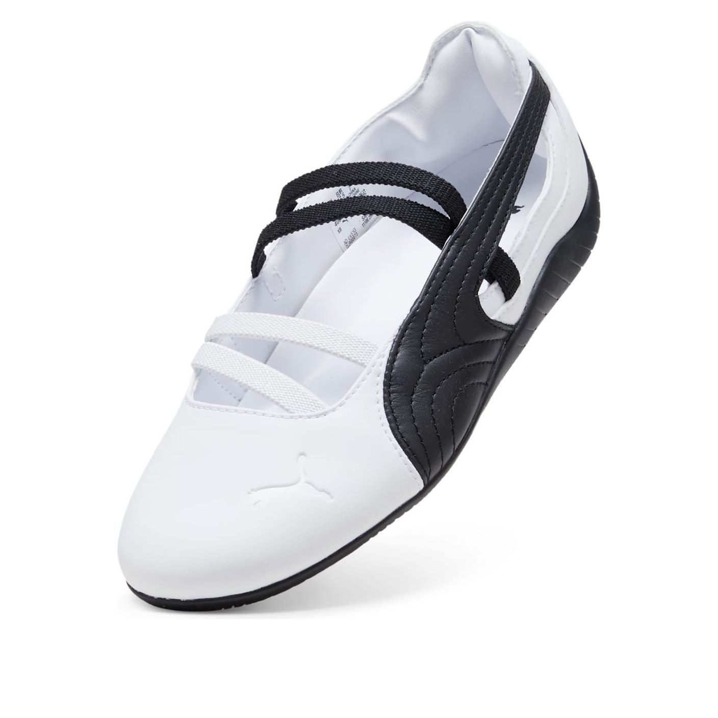 (WMNS) PUMA Speedcat Ballet Leather 'White Black' 406144-03
