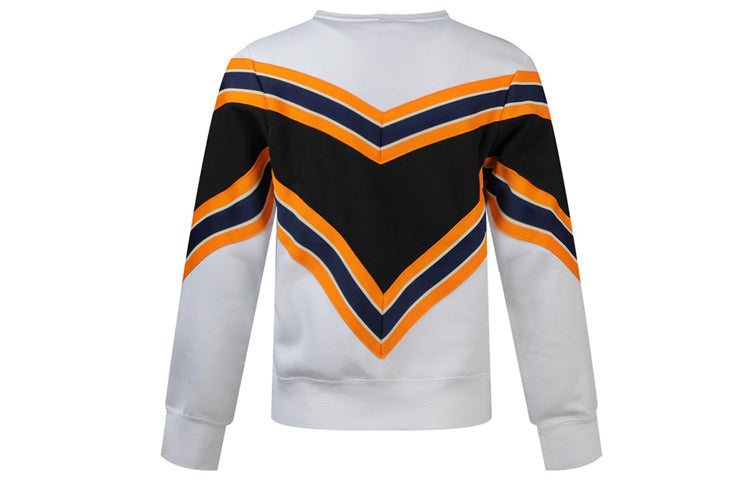 (WMNS) Nike Splicing Fleece Lined Knit Round Neck Pullover White BV2921-100