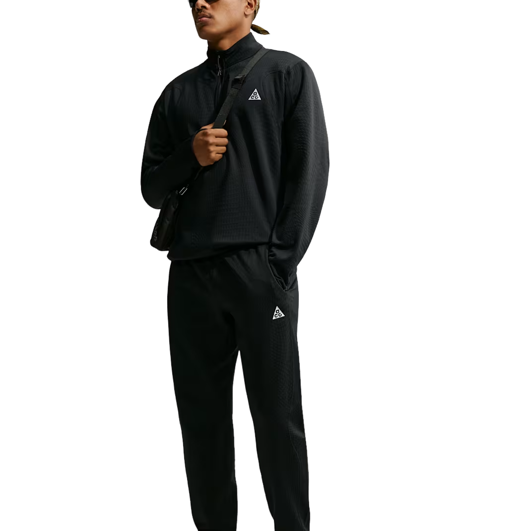 Nike x ACG Wolf Grid Therma-FIT 1 2-Zip T-Shirt 'Black Summit White' IM4233-010