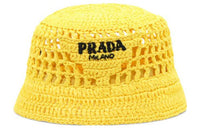 PRADA Raffia Bucket Hat