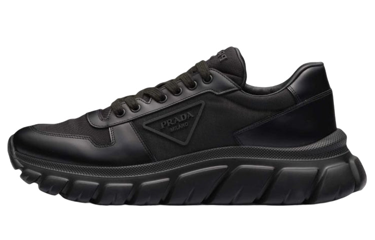PRADA Triangle Logo Low-top Sneakers