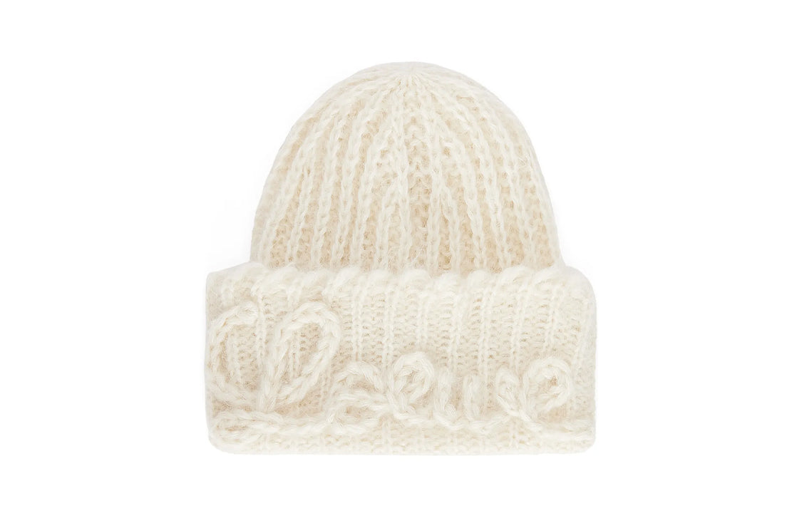 LOEWE Turn-Up Cuff Knitted Beanie