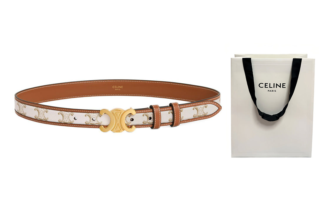 CELINE Leather Belts Women's