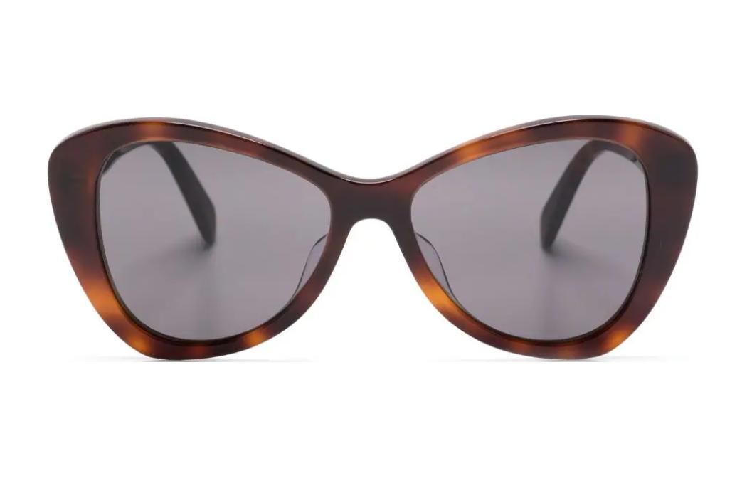 CELINE Irregular Shape Sunglasses Women's Brown