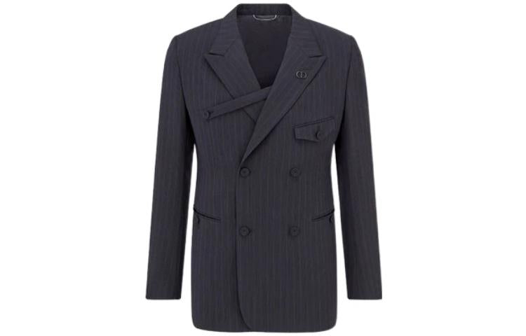 DIOR FW22 Business Suit Coat Men's Blue
