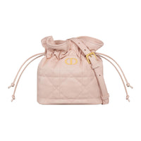 DIOR Miss Caro Sheepskin Bucket Bags Shoulder Bags Mini Women's Rouge Pink