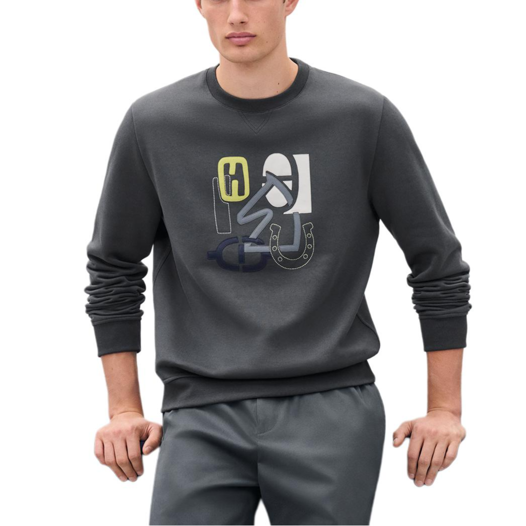 HERMES SS25 Knitwear Men's Gray