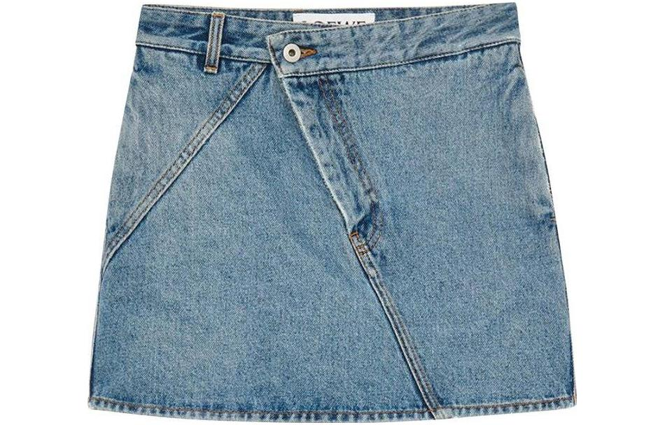 LOEWE Anagram Mini Skirt 'Mid Blue'