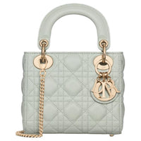 DIOR Lady Dior Lambskin Dior Bag Shoulder Bag Crossbody Bag Handbag Mini Women's Bright Green
