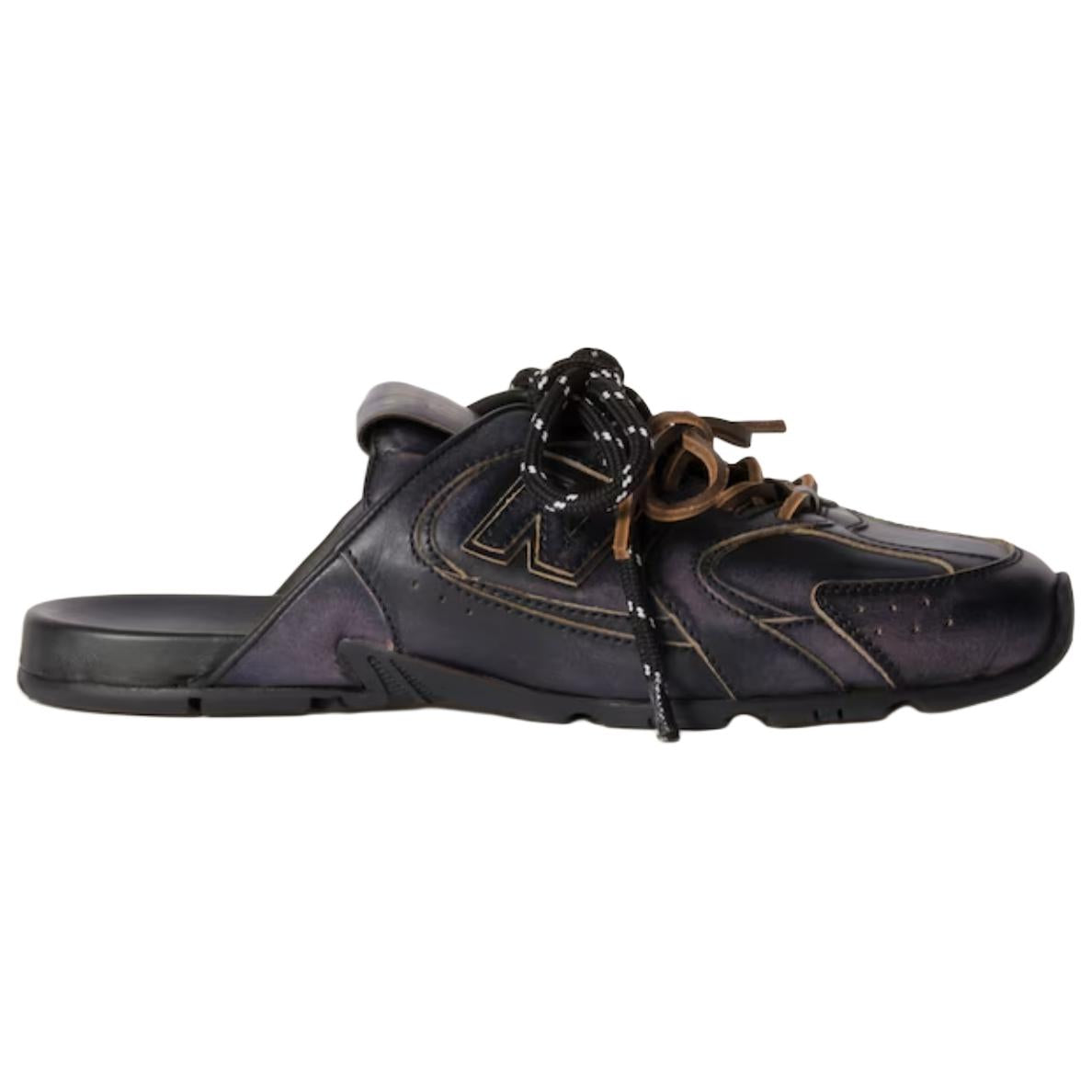 New Balance x MIU MIU NB 530 SL Wrap-toe Slippers Women's Black
