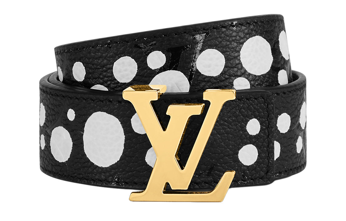 LOUIS VUITTON X Yayoi Kusama Lv Initiales 30mm Reversible Infinity Dots Belt