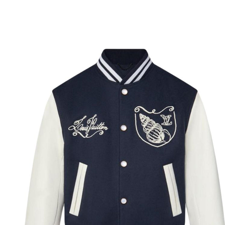 LOUIS VUITTON Calfskin Varsity Jacket