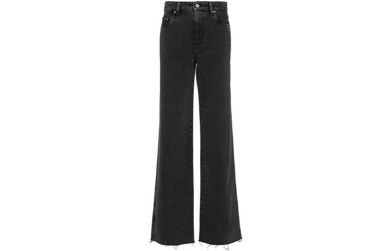 MIU MIU SS23 Jeans Women's Black