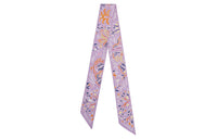 HERMES Silk Scarves Women's Purple