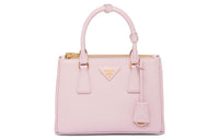 PRADA Galleria Killer Bag Calfskin Shoulder Bag Crossbody Bag Handbag Small Size Women's Snow Pink