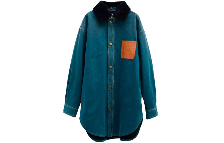LOEWE Shirts Men Petroleum