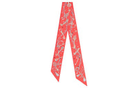HERMES Silk Scarves Women's Garnet Red