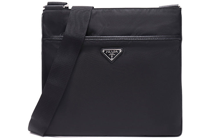 PRADA Fabric Shoulder Bag Crossbody Bag Regular Men's Black