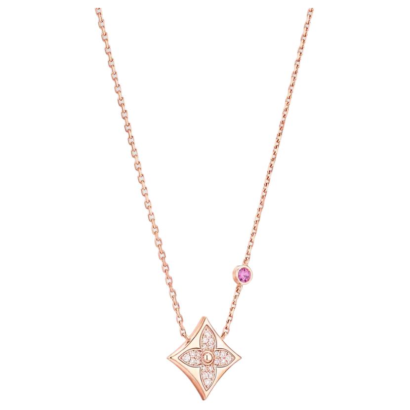 LOUIS VUITTON 18K Gold Necklaces Women's Gold