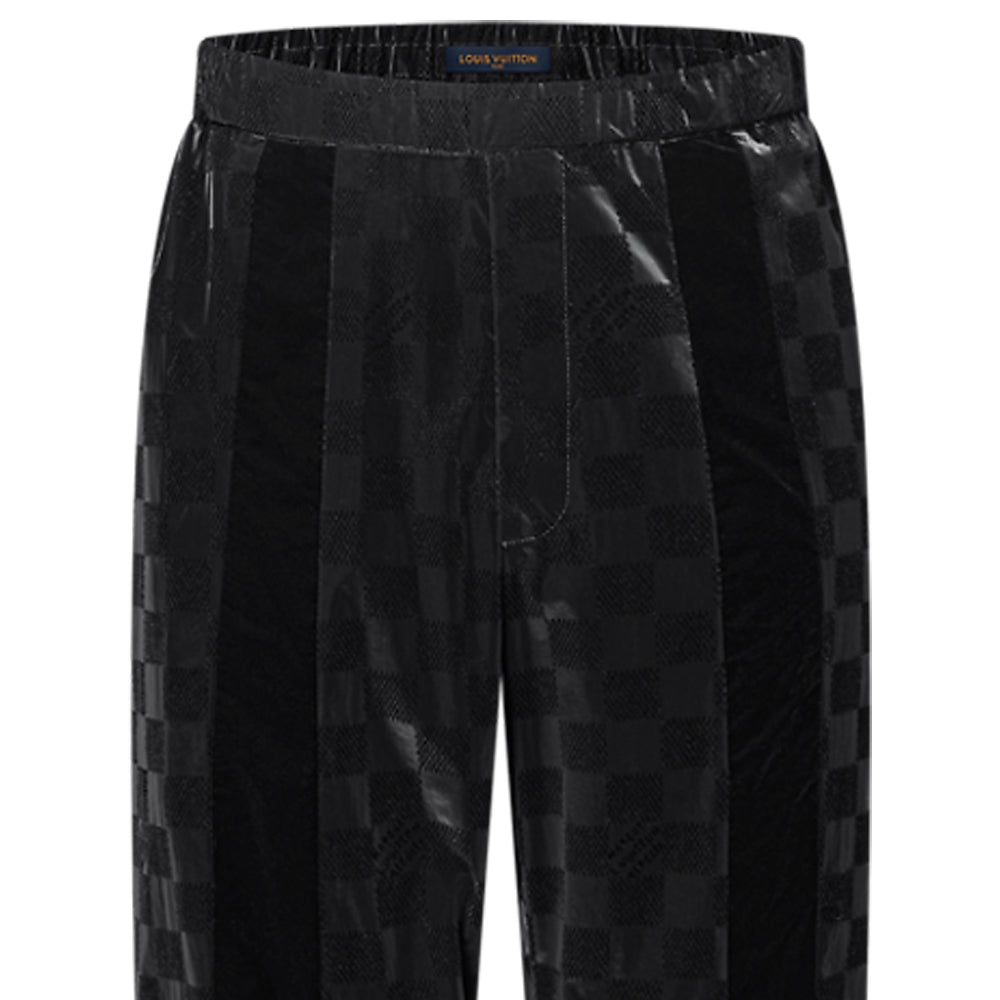 LOUIS VUITTON Flocked Damier Technical Track Pants