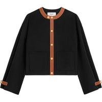 CELINE Cardigan Jacket In Double Face Cashmere